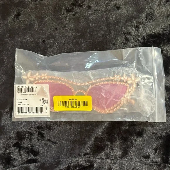 Tiffany Eyewear Sunglasses in Rose Gold-plated Metal with Mirrored Lenses NWT - Picture 15 of 15